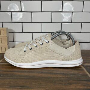 Clarks Breeze Sky Womens Size 10 Shoes Natural Cloudsteppers Lace Up Sneakers